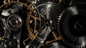 Close up of gears