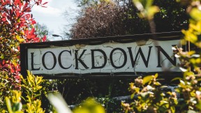 Lockdown street name sign